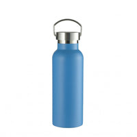 Brushed Finish Stainless Steel Water Bottle Matte Insulated Water Bottle Carry Handle Vacuum Container Double Wall Insulation