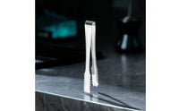 Stainless Steel Ice Tongs Lightweight Fine Tweezer Tongs Compact Utensil Rust Proof for Bartenders, Hosts, Home Bar Party, Kitchen