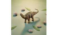 Large Size Brontosaurus Model Hand Painted Realistic Dinosaur Model PVC Material for Children, Collectors, Cake Topper