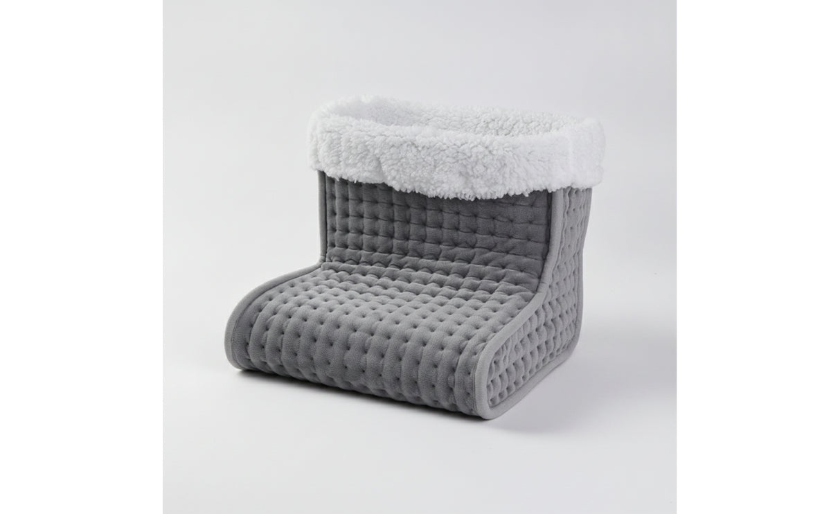 Soft Electric Foot Warmer Electric Foot Warmer Boot Cushioned Heated Boot Padded for Home, Desk, Sofa