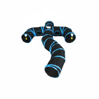 Portable Foldable Feline Tunnel Long-Lasting Crinkle Feline Tunnel Lightweight Pet Toy Easy to Assemble for Cats