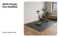 Noise Reduction Treadmill Mat Non-Slip Shock Absorbing Mat Long-Lasting Anti-Vibration Pad Extra Thick for Gym, Apartment