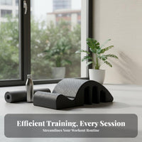 Versatile Use Pilates Spine Corrector Odorless Expanded Polypropylene Foam Support Easy to Grip Arched Back Massage Stretcher for Mind-Body Practice Enthusiasts, Office Workers, Athletes, Core Strengthening, Home Gym, Floor Workout