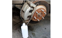 Universal Brake Bleeder Bottle Manual Brake Fluid Bleeder with Hose Semi-Transparent Tool Easy for Garage