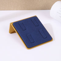 Metal Base Velvet Band Holder Display Stand Triangular Support Four-Slot Band Holder Stand