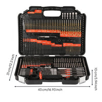 246 Pieces Boring Tool Set Comprehensive Kit Versatile for Carpentry, Construction, Repair Work