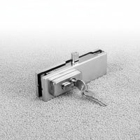 Frameless Glass Door Floor-Mounted Lock Rust and Floor Mounted Glass Door Lock Heavy Duty for Commercials Buildings, Office, Entrance Doors