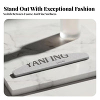 Double-Sided Nail File Professional-Grade Double Sided Nail File Sturdy Zebra Sanding Strip for Manicurists, DIY Enthusiasts, Beauty Parlor, Home