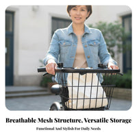 Heavy-Duty Electric Scooter Basket Long-Lasting Front Handlebar Basket Rust-Resistant