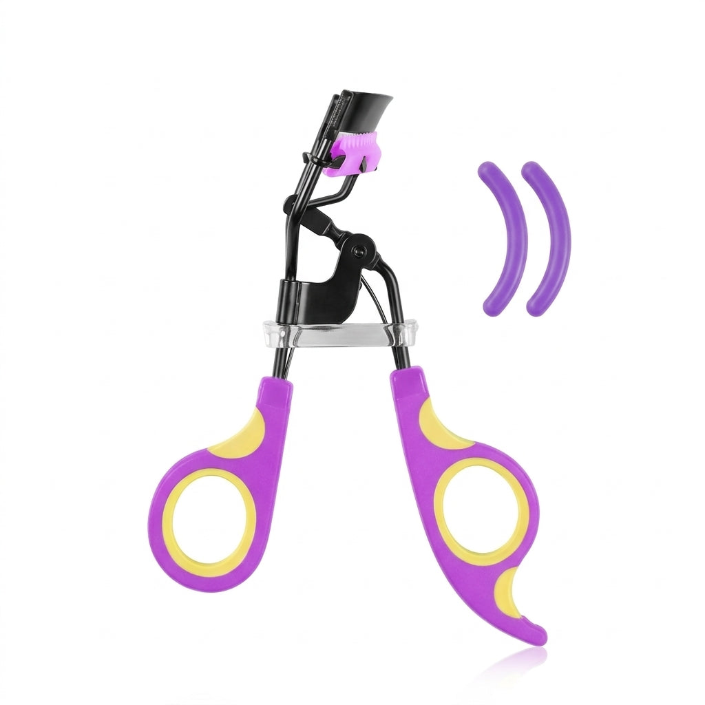 Eyelash Curler with Comb, Japanese Style Manual Lash Tool for daily Makeup Application, Beauty Accessory for Women