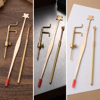 3 Pieces Sound Post Tool Kit with Gauge Sound Post Tool Set Rust-Resistant Lutherie Tools for Workshop