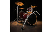 Drum Support Legs Chrome Drum Stand Legs L-Shaped Hardware for Drummers, Percussionists, Stage, Rehearsal Room