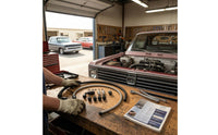 Power Steering Hose Kit Aluminum Alloy Power Steering Line Kit Braided Hose with Fittings High Pressure Leak-Proof