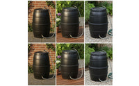 Outdoor Rain Barrel Connectable Rain Barrel with Hose Expandable Rainwater Collector Sturdy for Gardeners, Garden Irrigation
