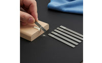 Ukulele String Slot File Precision Ground Guitar Nut File Set Construction Classical Guitar Nut Shaping Tool for Luthiers, Instrumentalists, Workshop