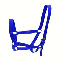 Adjustable Horse Halter Lightweight Strapping Halter Sturdy Headcollar Heavy-Duty for Stable