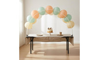 2 M Table Balloon Arch Kit PE Rods Table Balloon Arch Stand Clamp Mounts Home Decoration Light Translucent