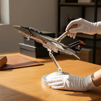Diecast F-14 Tomcat Model Alloy F-14 Fighter Jet Model Collectible Precision for Collectors