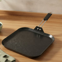 Baking Pan with Handle Sturdy Nonstick Baking Pan Cooking Sheet Compact Tray Crispy for Home Cooks, Kitchen
