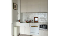 Ceramic Apron Sink Glazed White Farmhouse Sink Ribbed