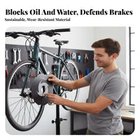 Oil Proof Cycle Disc Brake Cover Reusable Bike Disc Brake Cover Easy to Install for Mountain Bikers, DIY Enthusiasts, Garage