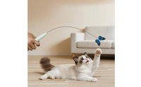 Automatic Interactive Butterfly Feline Toy Handsunrestricted Suction Cup Feline Wand
