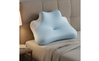 Multi-Functional Prone Sleeping Pillow Skin-Friendly Textile Stomach Sleeper Pillow Removable Washable Cover Ergonomic Memory Foam Support Anti-Slip Bottom for Lounging