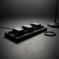 Molded Guitar Pedalboard Lightweight Foam Pedalboard Textured Finish Portable Guitar Pedal Board Recessed Channels