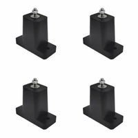 4 Pieces Air Condition shock absorb Noise Reducing Cooling Condenser Shock Absorbing Feet Universal Fit Cooling Outdoor Unit Mounting Foot