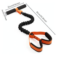 Pedal Resistance Band Leg and Shoulder Training Sit up Assist Band Easy to Use Pedal Puller
