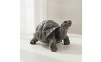 Turtle Figurine Naturalistic Turtle Statue Rustic Tortoise Figurine for Gardeners, Garden, Pond, Patio