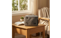 Insulated Meal Carrier Zippered Meal Carrier with Pockets Lightweight for Adults, Commuters, Picnic, School, Travel