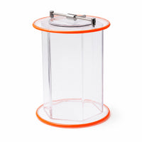 Replacement Polishing Drum Wear-Resistant Polishing Drum with Lid Efficient Barrel with Sealing Cover for Jewelers
