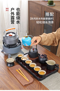 车载户外露营围炉煮茶便携式旅行茶具套装多功能烧烤炉烧水壶整套