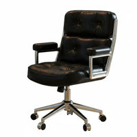 Nordic design Scalloped backrest Vanity Chair 360-Degree rotate Office Furniture Rolling Casters Indoor Seating Upholstered Comfort for Home Workers, Makeup fans, Students, Study Room, Bedroom