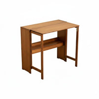 Space-Saving Foldable Computer Desk Portable Small Folding Desk Installationcomplimentary Writing Table Easy Assembly for telecommuting Workers, Apartment Dwellers, Hobbyists, Home Office, Bedroom, Dorm Room, RV journey