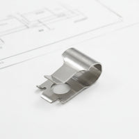 Turbocharger Pressure Valve Rod Clip Spring Fastener Silver