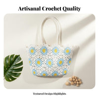 Handmade Crocheted Hollow-hollowed Bag Woven design and design Hollow-hollowed Knit tote Lightweight women's reachory informal for journeyers, design and design aficionados, Young Adults, Summer hollowedings, getaway, journey, Shopping