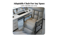 Foldable Folding Sleeper Chair Space-Saving Single Pull-out Bed Fully Adjustable Awayice Furniture Ergonomic Design for Apartment Dwellers, Students, Guests, Restping, Small Areas, Living Room, Bedroom