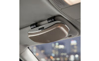 Car Visor Sunglass Storage Unit Hand Opening Sun Visor Glasses Storage Box Soft Velvet Lining Car Sunglasses Box for Drivers, Road Trip