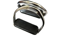 Non-Slip Stirrup with Rubber Grip Long-Lasting Horse Riding Stirrups Reliable Horse Stirrup Professional-Grade for Riders, Stables