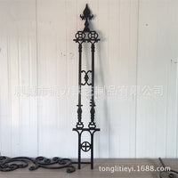 Cast Iron Decorative Fence Panel for Garden and Villa