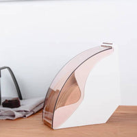Coffee Filter Storage Box Countertop Coffee Filter Holder with Lid Large Capacity Space-Saving for Baristas, Cafe