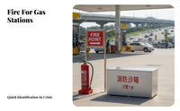 Fire Sand Box Thickened and Reinforced Firefighting Sand Container Rust Resistant Red Metal Fire Box for Officers, Gas Stations, Construction Sites