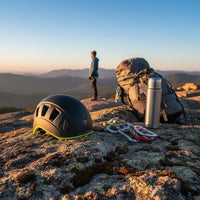 Climbing Helmet Vented Design Mountaineering Helmet Climbing Light Clips Outdoor Gear for Climbers, Hikers