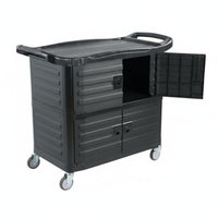 3-Tier Service Trolley Heavy Duty for Hotel Staff