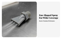 Duckbill Air Nozzle Dust Removal Flat Jet Nozzle Wide Coverage Pneumatic Accessory for Parts Dehydrating, Workshop
