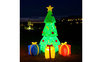 Outdoor Inflatable Christmas Tree Lighted Inflatable Tree with Gift Boxes Tall Yard Decoration Giant for Homeowners, Lawn, Porch