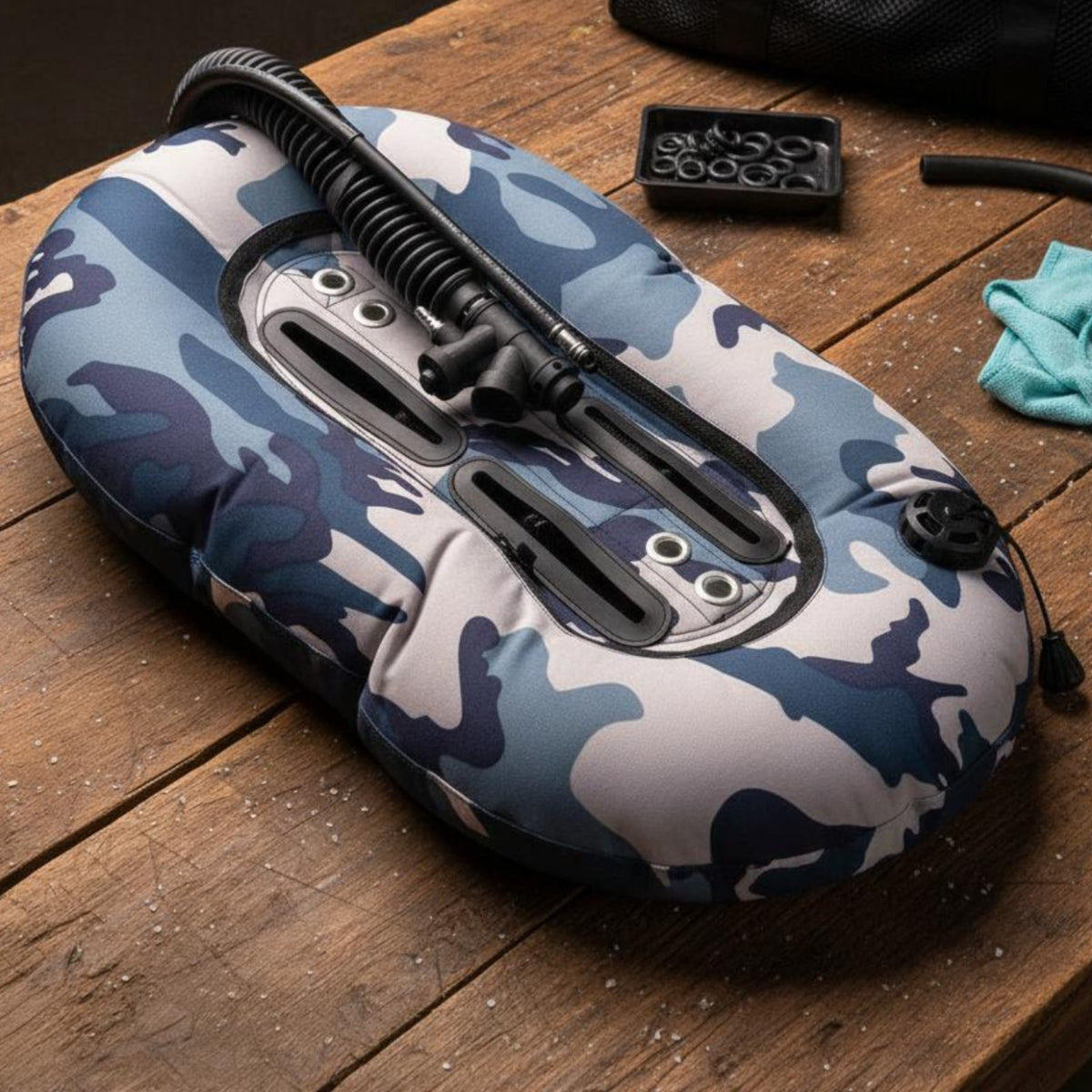 Backmount BCD Wing Includes Inflator Hose Scuba Diving Wing Backplate Compatible BCD 	 air cells for Technical Divers
