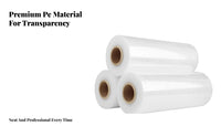 PE Stretch Film Cling Stretch Wrap Film Pallet Wrap Roll High See-Through Quality Packaging Supplies Puncture Resistant
